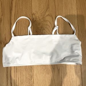 White bikini top